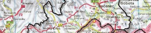 Mapka Euroregiónu